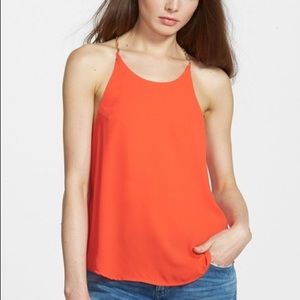 ASTR the Label High Neck Chain Tank